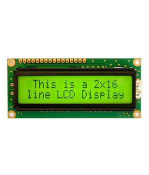 1602 Yellow LCD Display Module