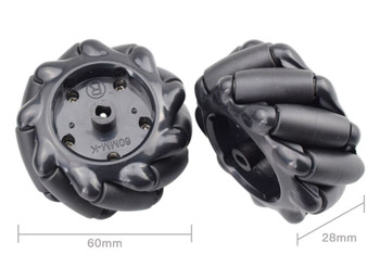 Mecanum Right Wheels 60mm (Pair)