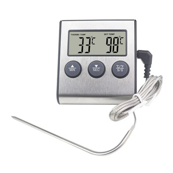 Temperature Meter 250°C with Probe & Timer