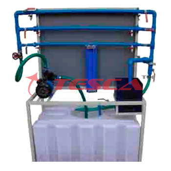 Fluid Mechanics Laboratory Setup - Test Rig for Major Losses in Pipe - Order Code 52370