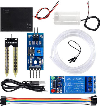 Automatic Irrigation with Capacitive Soil Moisture Kit