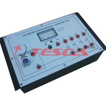 Voltmeter Characteristics: Ohms Per Volt - Order Code 36316