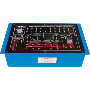Study of Multivibrators (BMV, AMV & MMV) using IC 555 with power supply and oscillator 1kHz - Order Code  36236