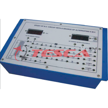 Study of R-C Circuits with a source of Alternating E.M.F. with power supply and 2 multi range meters - Order Code 36229