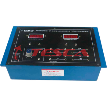 Verification of Ohm's Law, Series & Parallel Circuits with power supply and 2 meters (C.R.) - Order Code 36223