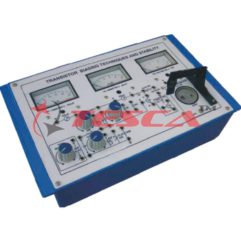 Transistor Biasing Techniques & Stability with power supply 1KHz, Oscillator and 3 meters - Order Code 36203