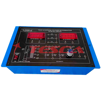 Peak & Average voltage Determination in an A.C. Circuit with power supply and 2 meters - Order Code 36199
