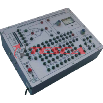 Reactive Elements & Time Dependent Network Analysis with power supply and 1 multi range meters - Order Code 36193