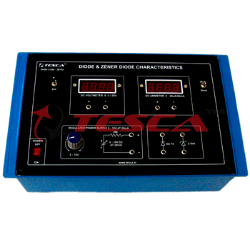Diode & Zener diode characteristics with power supply and 2 dual range meters (C.R.) - Order Code 36152