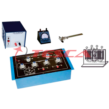 Conductivity of a solution using P.O. box and moving coil galvanometer (C.R.) - Order Code 55781