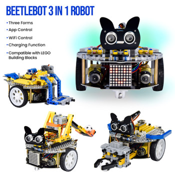 Beetlebot 3 in 1 Robotics STEM Learning Kit