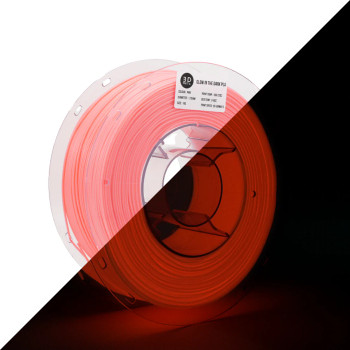 Pink PLA Glow in the dark, 1.75mm, 1kg Spool