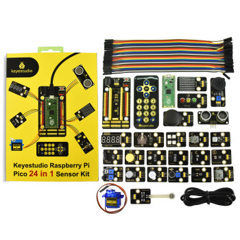  Raspberry Pi Pico 24 in 1 Sensor Starter Kit 