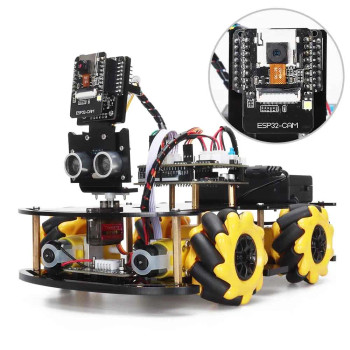 ESP32 CAM Mecanum Smart Car Wireless Control
