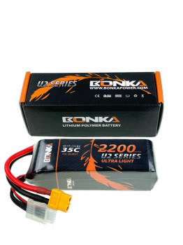 2200mAh 25C 2S 7.4V LiPo Battery XT60