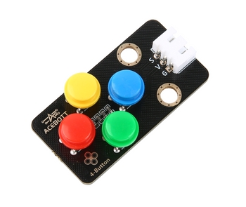 ACEBOTT 4 Button Module Easy-Plug Compatible with ESP32/Arduino