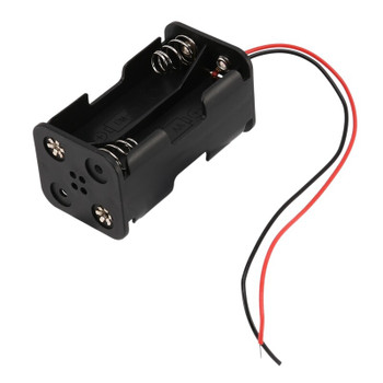 4 x AA Battery Back To Back Holder Case Box