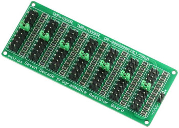 7 Decade 1R - 9999999R Programmable Resistor Board
