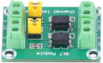 PC817 2-Channel Optocoupler Isolation Board