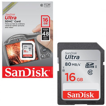 SanDisk SD Card 16GB microSDHC SDXC UHS-I Memory Card