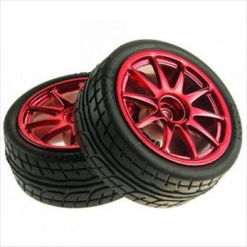 Rubber Wheels 65x26mm (2 Pack)