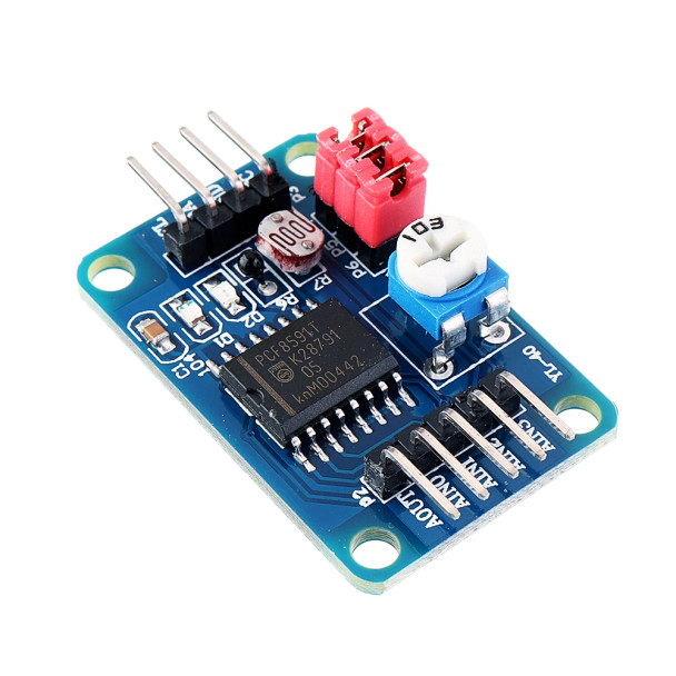 PCF8591 AD/DA Temperature Illumination Converter