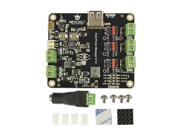 Solar Power Manager (for 9V/12V/18V solar panel)