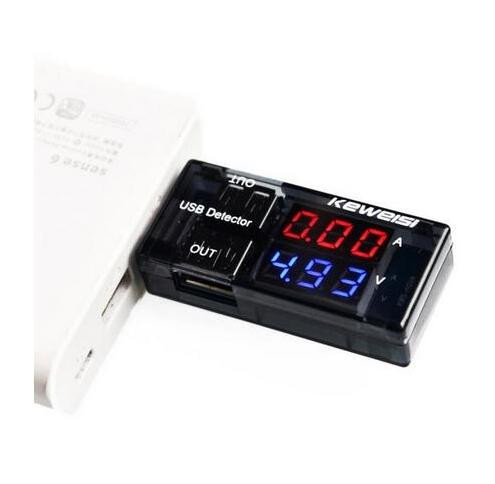 Dual USB current and voltage tester