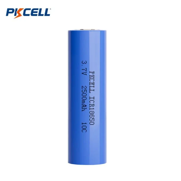 Lithium Ion Cylindrical Battery 3.7V - 18650 Cell 2500mAh 10C