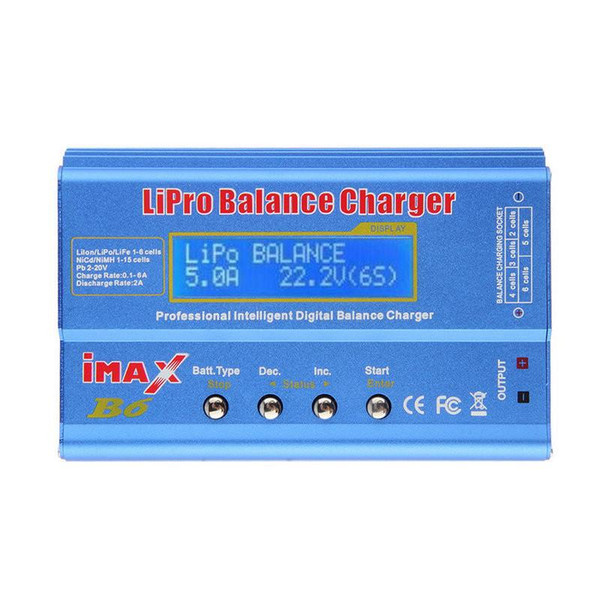 iMAX B6 80W XT60 LiPo Battery Balance Charger