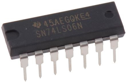 SN74LS06N, Hex, Open Collector Inverter IC