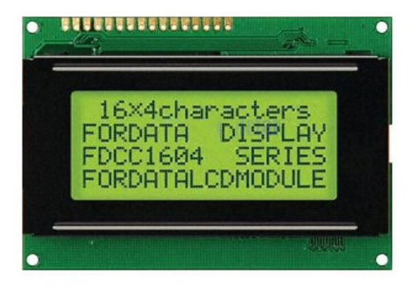 1604 Backlight Yellow LCD 16X4
