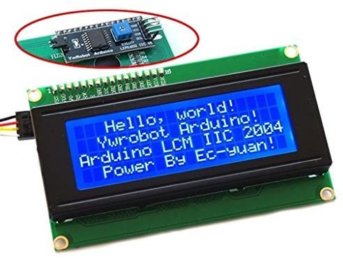 LCD 20X4 (2004) Blue Serial Backlight with IIC