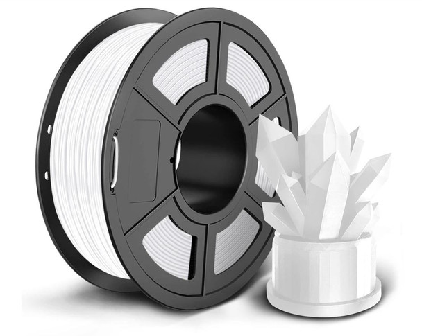 1.75mm 1Kg White PLA+ Filament