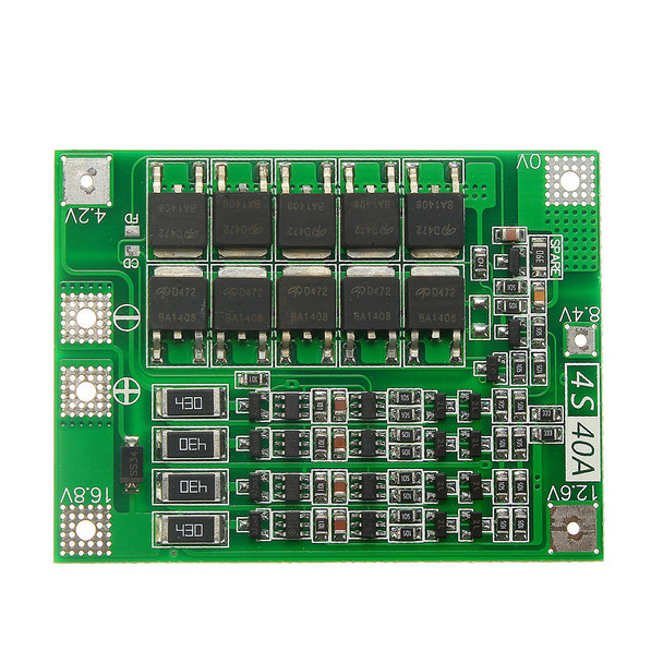 18650 BMS Board 4S 40A Balanced 16.8V