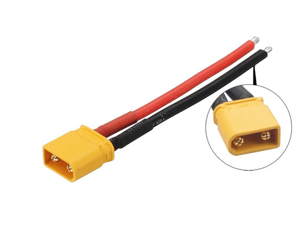 XT30U XT30 Male Connector with 10cm 16AWG