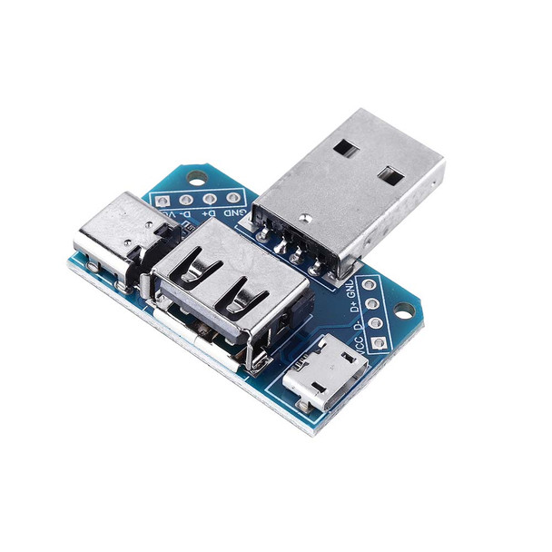 USB Adapter Male Head To Female Head Micro Type-C