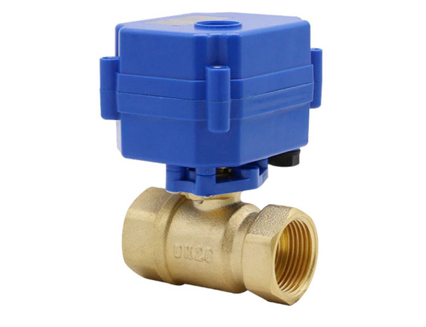 1/2" DN15 Brass Motorized Ball Valve - 12V CR02