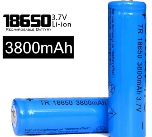 Lithium Ion Battery 3.7V - 18650 Cell (3800mAh)