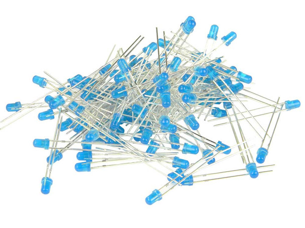 Diffused Blue 3mm LED 25 pack