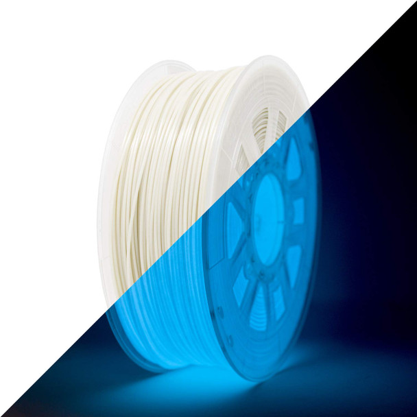 1.75mm 1Kg Blue Glow In Dark Filament