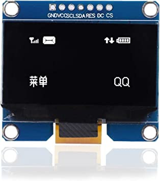 1.54" White IIC 128X64 OLED LCD