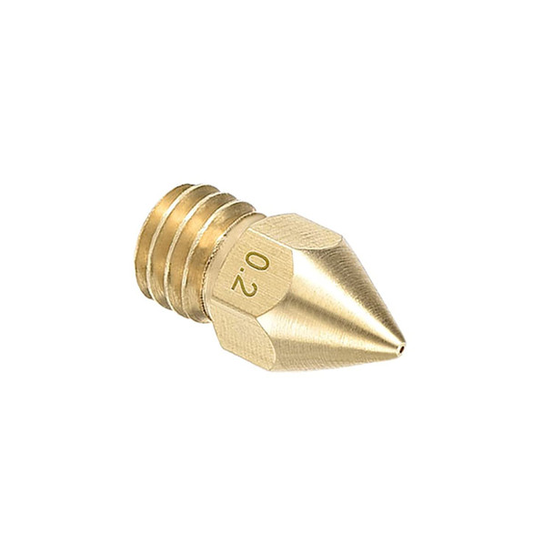 0.2/1.75mm MK8 Brass Extruder Print Head Nozzle