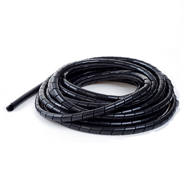 Spiral Wrap Winding Cable 10mm (Black)