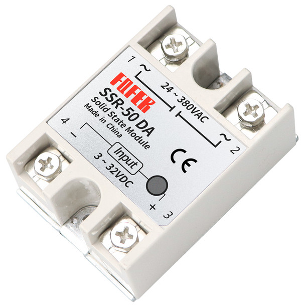SSR-50DA DC-AC 24-380V Solid State Relay