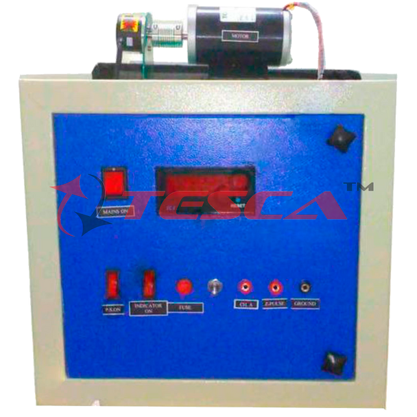 Optical Rotary Encoder Setup For Speed Measurement. i.e. Contact Type Speed Measurement Setup - Order Code 52275