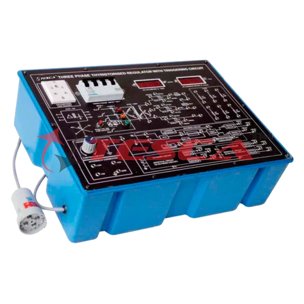 Three Phase Thyristorised AC Regular with Triggering Circuit
