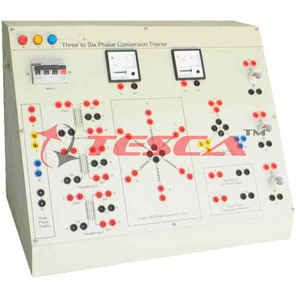 Three to Six Phase Conversion Trainer - Order Code 46594