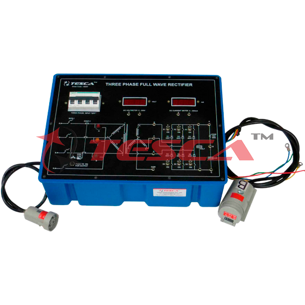 Three Phase Full Wave Rectifier with Power Supply - Order Code 46557