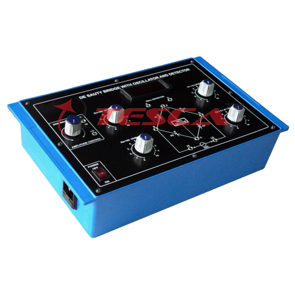 DE Sauty Bridge with Oscillator and Detector - Order Code 36366